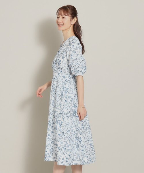 【肌触りさらり／後ろウエストゴム】トワルドジュイ柄ワンピース 人気・おすすめ｜売れ筋商品・話題商品におすすめ コスパ重視 安心配送 スピーディーにお届け