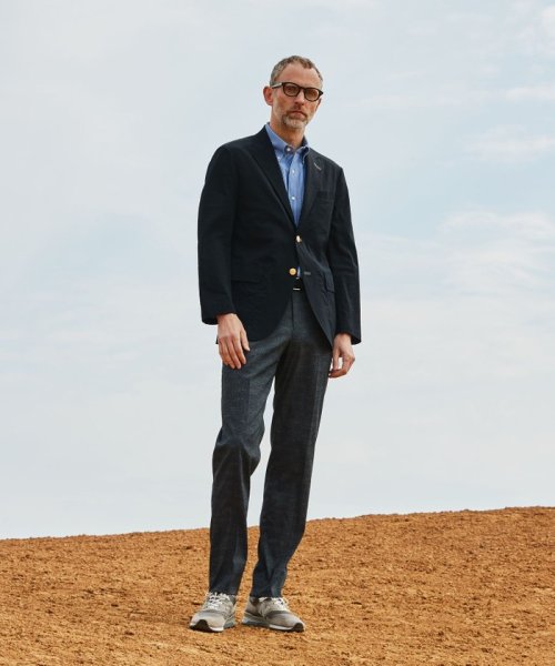 【MECHANICAL】【ウォッシャブル可】ナイロンハイパワーストレッチ ブレザー /金釦 ナイロンハイパワーストレッチ 家庭洗濯 手洗い