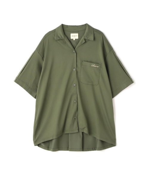 AVIREX(AVIREX)/《直営店限定》LACE UP TENCEL SHIRTS/レースアップ テンセルシャツ/img19