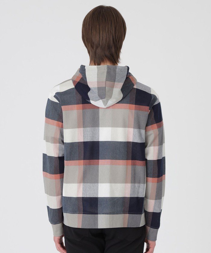 ラッセルクレストブリッジチェックパーカー(505860380)｜HANKYU MEN
