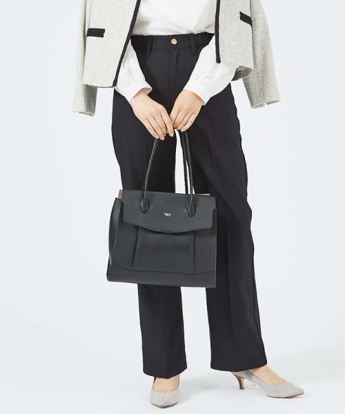 【VERY掲載】Cuddly/レザーオープントート(L) 24SS バッグ トートバッグ P1949212616(14850円)