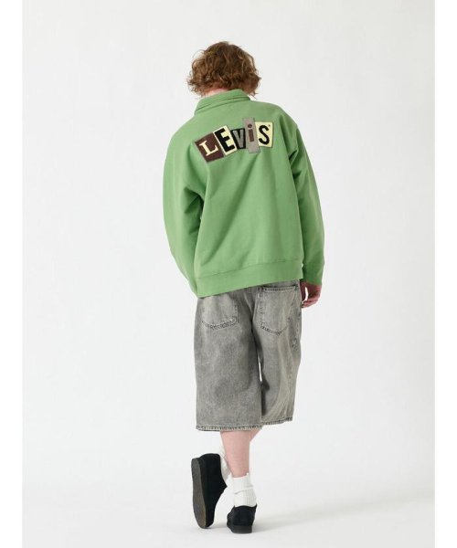 Levi's(リーバイス)/LEVI'S(R) SKATE ハーフジップシャツ グリーン JADE GREEN/img12