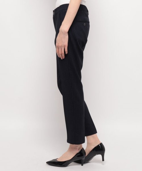 EDWIN(EDWIN)/#SO TAPERED TROUSER  PINSTRIPE NAVY/img01