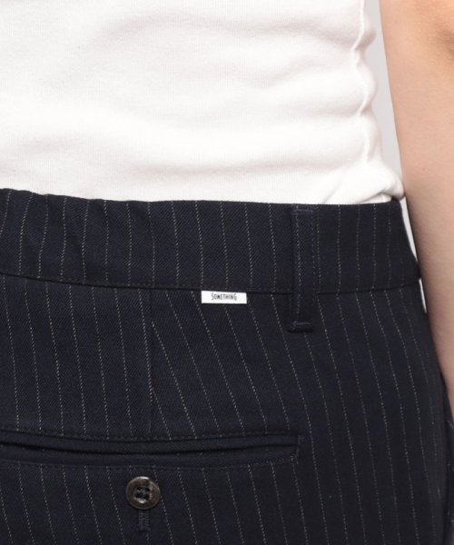 EDWIN(EDWIN)/#SO TAPERED TROUSER  PINSTRIPE NAVY/img04