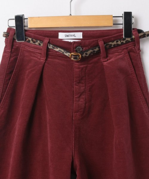 EDWIN(EDWIN)/#SOMETHING TUCK WIDE CORDS RED/img02