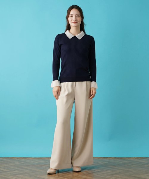 ワイドリブニットプルオーバー【THE NEW】 ニット・セーター BCD2228563582(17204円)