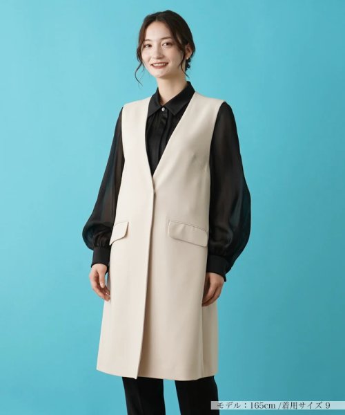 Leilian(レリアン)/【セットアップ対応商品】ロングベスト【NEW FORMAL】/img35