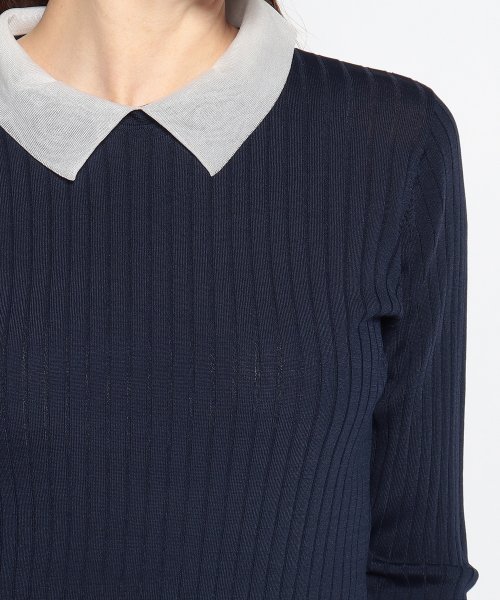 ワイドリブニットプルオーバー【THE NEW】 【HANAE MORI×CELFORDコラボ】プリーツスリーブニットプルオーバー O2430155108(18700円)