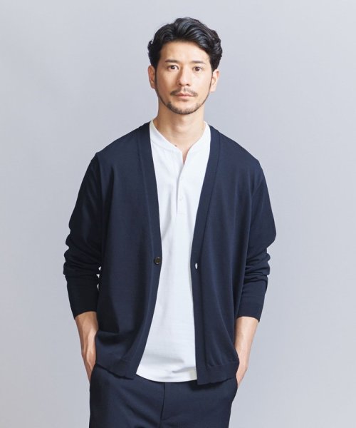 BEAUTY&YOUTH UNITED ARROWS(ビューティーアンドユース　ユナイテッドアローズ)/【WEB限定 WARDROBE SMART】マシーンウォッシュ 1B カーディガン【抗菌・防臭】/img13