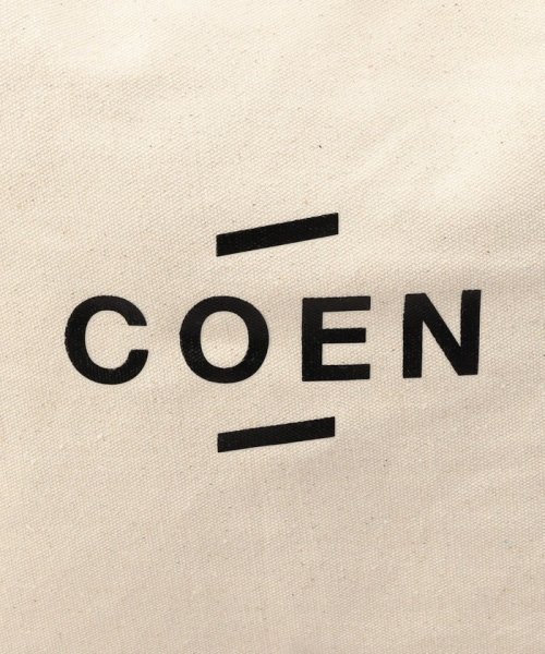 coen(coen)/COENロゴ2WAYトートバッグ/img10