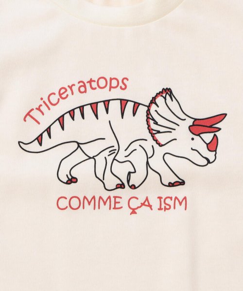 COMME CA ISM KIDS(コムサイズム（キッズ）)/恐竜プリントＴシャツ(ベビーサイズ)/img05