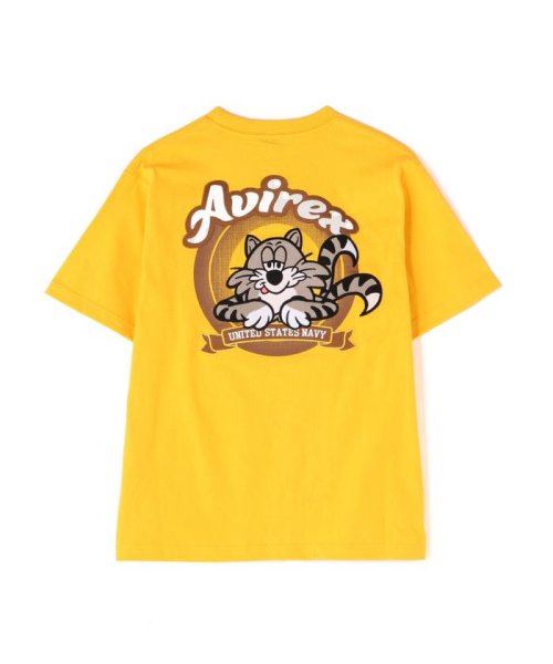 AVIREX(AVIREX)/《WEB&DEPOT限定》TOMCAT EMBROIDERY T－SHIRT / トムキャット エンブロイダリー Tシャツ /img22