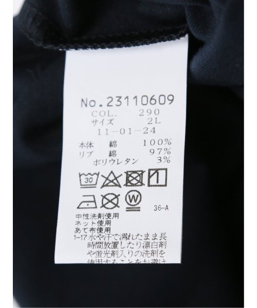 GRAND-BACK(グランバック)/【大きいサイズ】シナコバ/SINA COVA 綿ワッペンモチーフ クルーネック半袖Tシャツ/img08