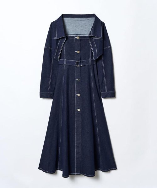 デニムボレロ×キャミワンピースセット 