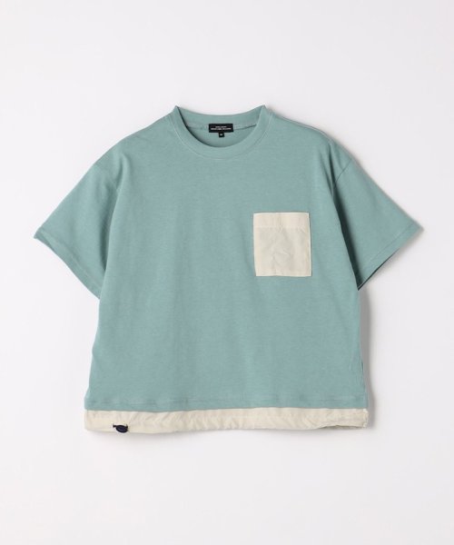 green label relaxing （Kids）(グリーンレーベルリラクシング（キッズ）)/TJ コンビポケット Tシャツ 100cm－130cm/img02
