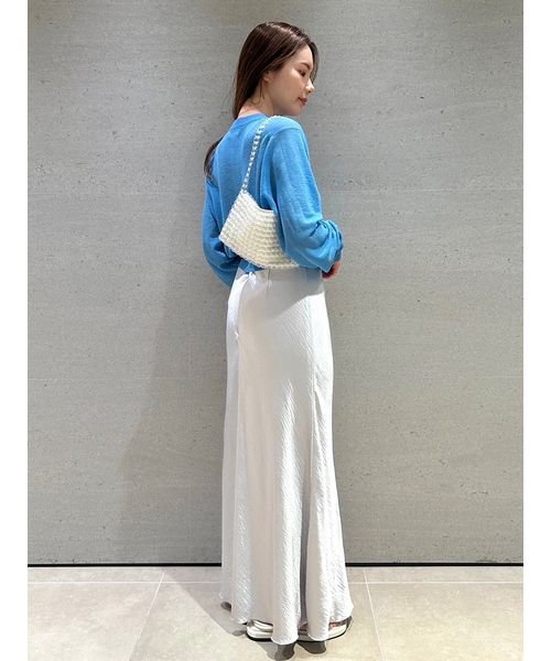 サテンナロースカート 予めご了承ください