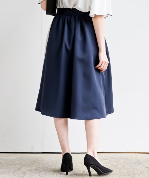 合繊ラッフル×シフォンプリーツ切替スカート 人気・おすすめ｜使いやすい・旅行におすすめ セール中 全国発送 国内発送・品質保証付き商品