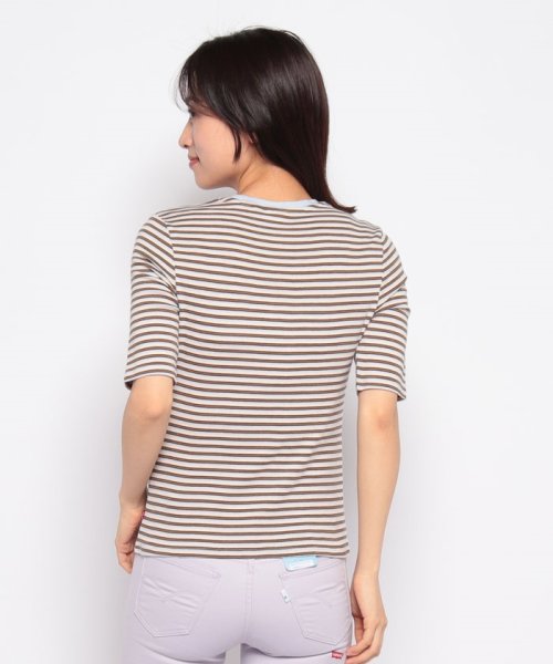 LEVI’S OUTLET(リーバイスアウトレット)/SLIM RIB TEE CROCUS COOL DUSK STRIPE/img02