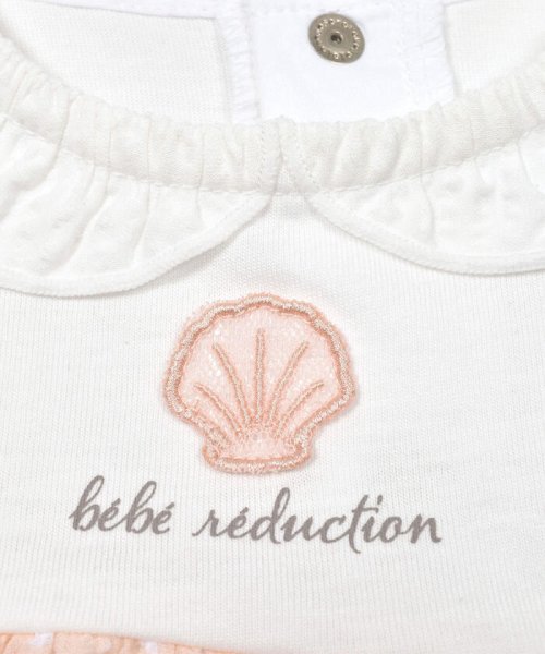 fillot de bebe reduction(フィヨ・デュ・ベベ・ルダクティオン)/シャーリングドットプリントシェルワンピース(70~90cm)/img09