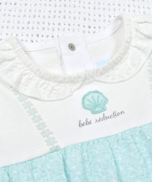 fillot de bebe reduction(フィヨ・デュ・ベベ・ルダクティオン)/シャーリングドットプリントシェルワンピース(70~90cm)/img18