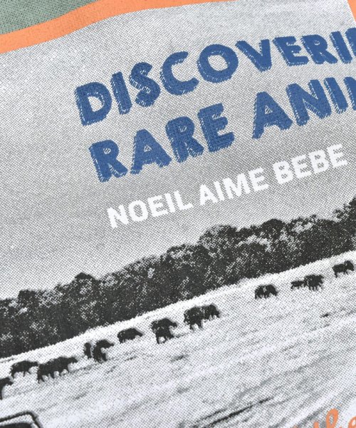 Noeil aime BeBe(ノイユ　エーム　べべ)/サファリカー写真プリントTシャツ(80~130cm)/img17