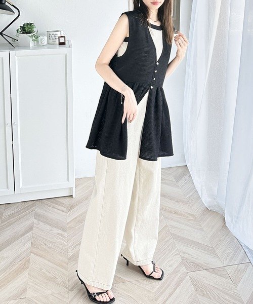 愛され大人フェミニン。前後2wayペプラムジレ 人気・おすすめ｜多用途・生活用品におすすめ 口コミ人気 即納 比較検討中の方に