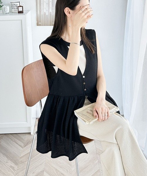 愛され大人フェミニン。前後2wayペプラムジレ 人気・おすすめ｜多用途・生活用品におすすめ 口コミ人気 即納 比較検討中の方に