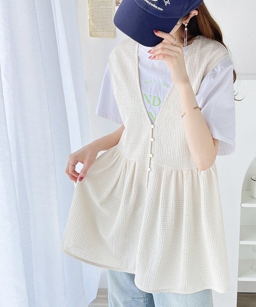 愛され大人フェミニン。前後2wayペプラムジレ 人気・おすすめ｜多用途・生活用品におすすめ 口コミ人気 即納 比較検討中の方に