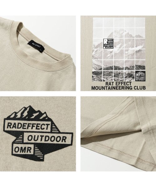 RAT EFFECT(ラット エフェクト)/CLIMBING転写BIG Tシャツ/img13