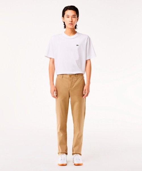 LACOSTE Mens(ラコステ　メンズ)/オーガニックコットン ロゴピスネーム スリムフィットストレッチチノパンツ/img08