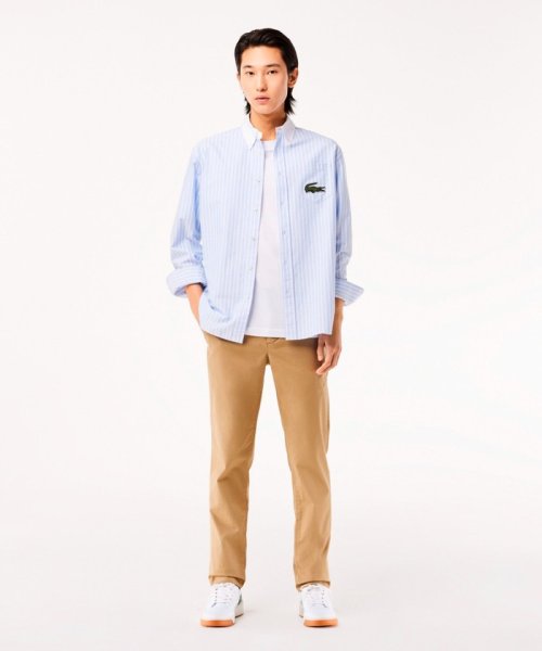 LACOSTE Mens(ラコステ　メンズ)/オーガニックコットン ロゴピスネーム スリムフィットストレッチチノパンツ/img14