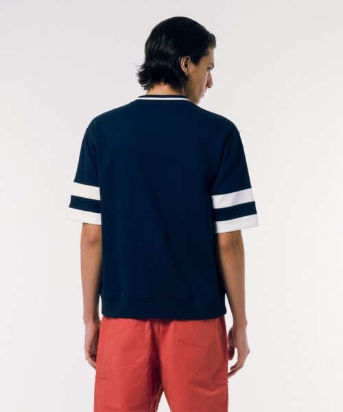 LACOSTE Mens(ラコステ　メンズ)/スリーブラインダブルフェイス鹿の子地半袖Tシャツ/img01