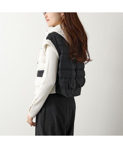 HERNO ダウンベスト PI001876D 13174 ツイード HERNO ダウンベスト PI001876D