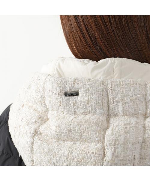 HERNO ダウンベスト PI001876D 13174 ツイード HERNO ダウンベスト PI001876D