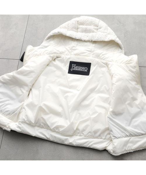 HERNO ダウンベスト PI001876D 13174 ツイード HERNO ダウンベスト PI001876D
