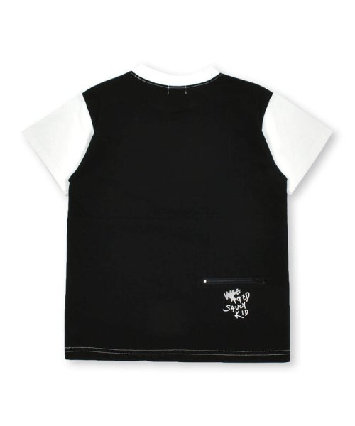 WASK(ワスク)/【接触冷感】BMXフロッキープリントバイカラー天竺Tシャツ(100~160cm)/img16