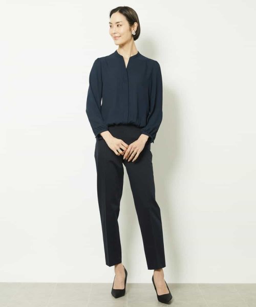 MICHEL KLEIN(ミッシェルクラン)/［WEB限定］スキッパーデザインブラウス/img03