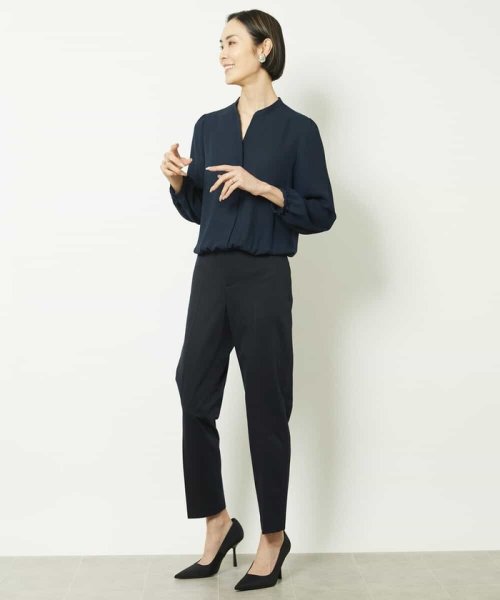 MICHEL KLEIN(ミッシェルクラン)/［WEB限定］スキッパーデザインブラウス/img04