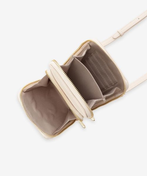 パナマ風ベルト金具スマホショルダー  D1201636038(9295円)