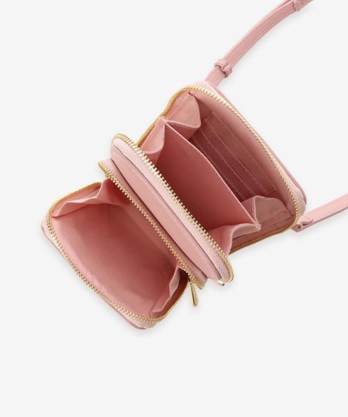 パナマ風ベルト金具スマホショルダー  D1201636038(9295円)