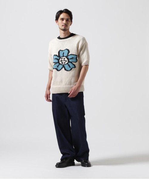 BEAVER(ビーバー)/MacMahon Knitting Mills  Crew Neck Knit－Pop Flower/img01