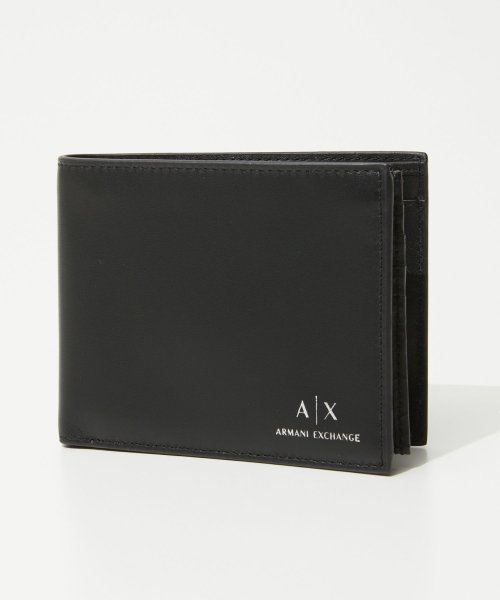 ARMANI EXCHANGE(アルマーニエクスチェンジ)/アルマーニ エクスチェンジ ARMANI EXCHANGE 958433 CC845 二つ折り財布 メンズ 財布 ミニ財布 A/X ロゴ カードケース プレゼン/img01