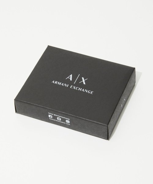 ARMANI EXCHANGE(アルマーニエクスチェンジ)/アルマーニ エクスチェンジ ARMANI EXCHANGE 958433 CC845 二つ折り財布 メンズ 財布 ミニ財布 A/X ロゴ カードケース プレゼン/img11