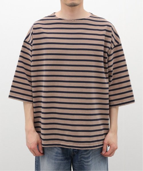 J.S Homestead(ジャーナルスタンダード　ホームステッド)/【J.S.Homestead】PIGMENT BORDER BOATNECK TEE/img02