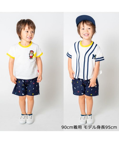 moujonjon(ムージョンジョン)/【子供服】 moujonjon (ムージョンジョン) くまワッペン半袖Tシャツ 80cm～140cm M32810/img08