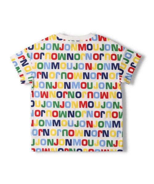 moujonjon(ムージョンジョン)/【子供服】 moujonjon (ムージョンジョン) 日本製ロゴプリント総柄半袖Tシャツ 80cm～140cm M32811/img02