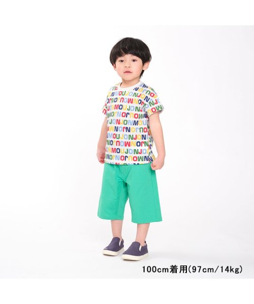 moujonjon(ムージョンジョン)/【子供服】 moujonjon (ムージョンジョン) 日本製ロゴプリント総柄半袖Tシャツ 80cm～140cm M32811/img08