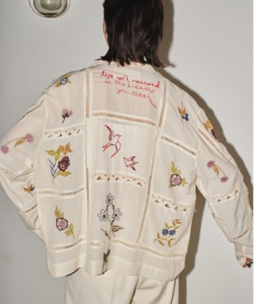 CANAL JEAN(キャナルジーン)/TODAYFUL(トゥデイフル) "Embroidery Patchwork Shirts"エンブロイダリーパッチワークシャツ/12410403/img02