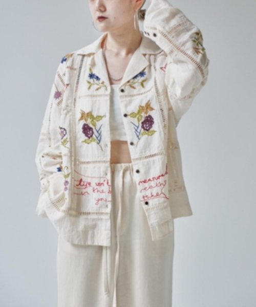 CANAL JEAN(キャナルジーン)/TODAYFUL(トゥデイフル) "Embroidery Patchwork Shirts"エンブロイダリーパッチワークシャツ/12410403/img05