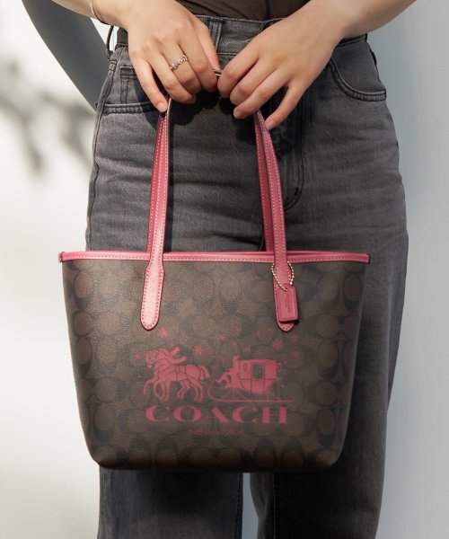 COACH コーチ MINI CITY TOTE  シティ トート バッグ 人気・おすすめ｜使いやすい・旅行におすすめ 品質保証 全国発送 日本国内発送・最短翌日お届け